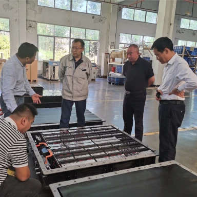 Team inspecting silicone foam production