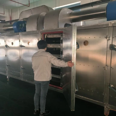 Silicone foam production line